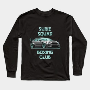 Subaru WRX STI Car Art -  Impreza Boxer Engine Modified JDM Car Long Sleeve T-Shirt